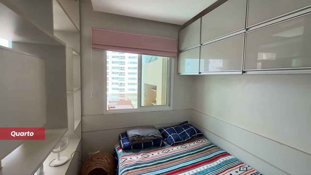 43m², 1 quarto, andar alto, vista livre, varanda, ótimo rendimento no AirBnb - R$ 360.000