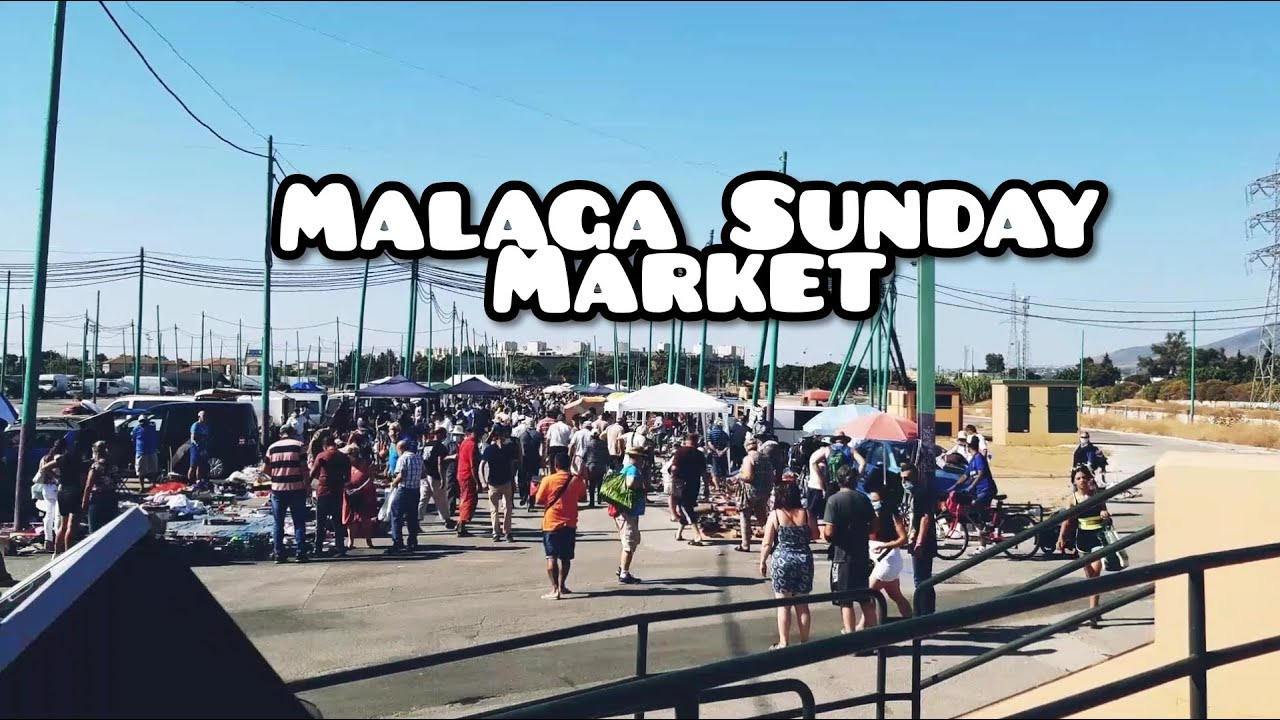 Malaga Sunday Market, Andalusia Spain