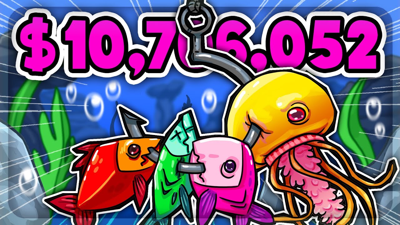 I Made $10,706,052 Catching LEGENDARY Fish in Tiny Fishing