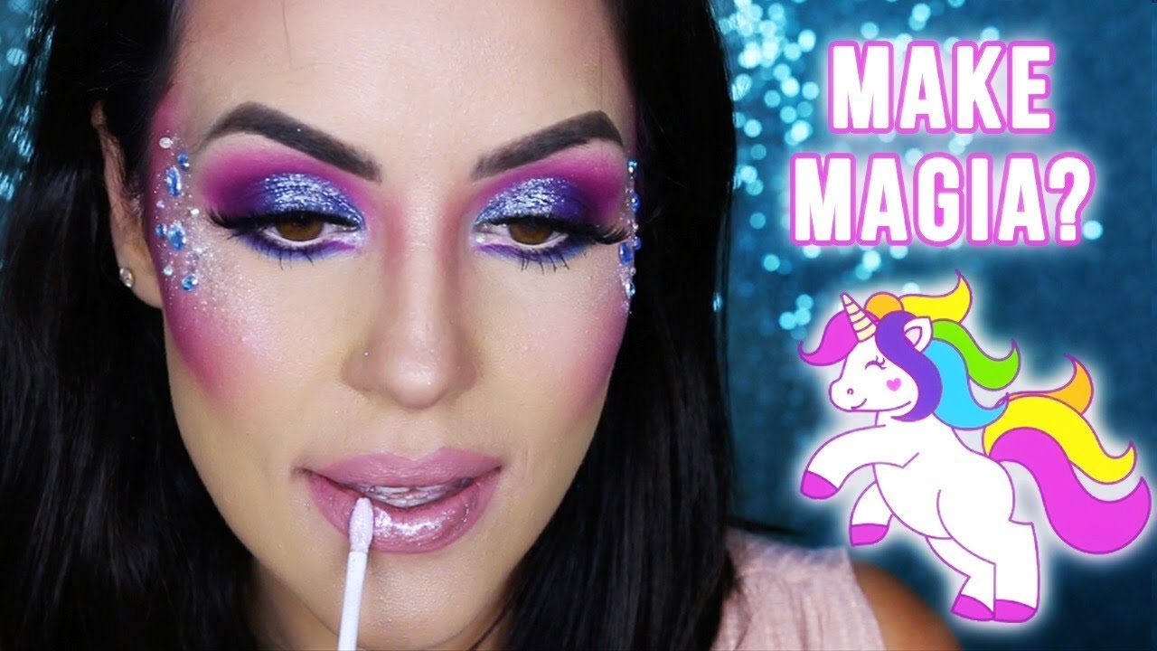 ME TRANSFORMEI EM UM UNICÓRNIO BRILHANTE PARA O CARNAVAL! #BloquinhoDasAmoras