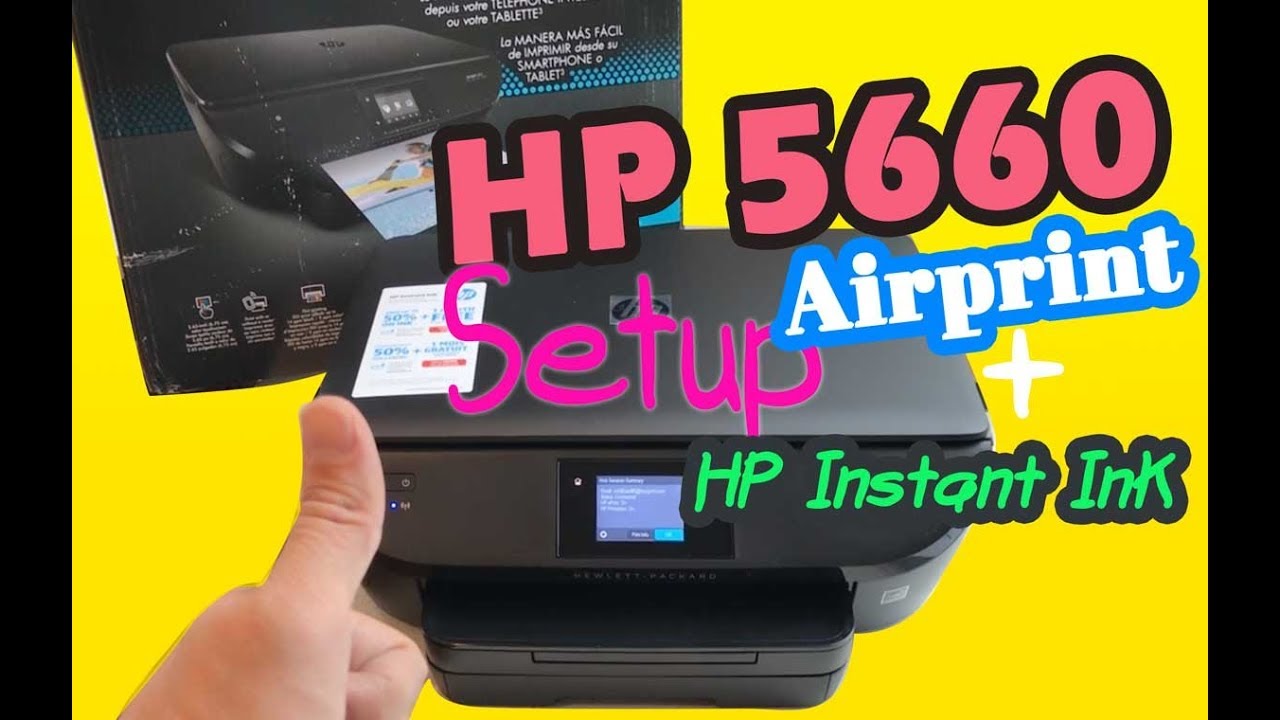 Review HP 5660 Printer + Setup Airprint & HP Instant Ink + Test photo printing - Part 2