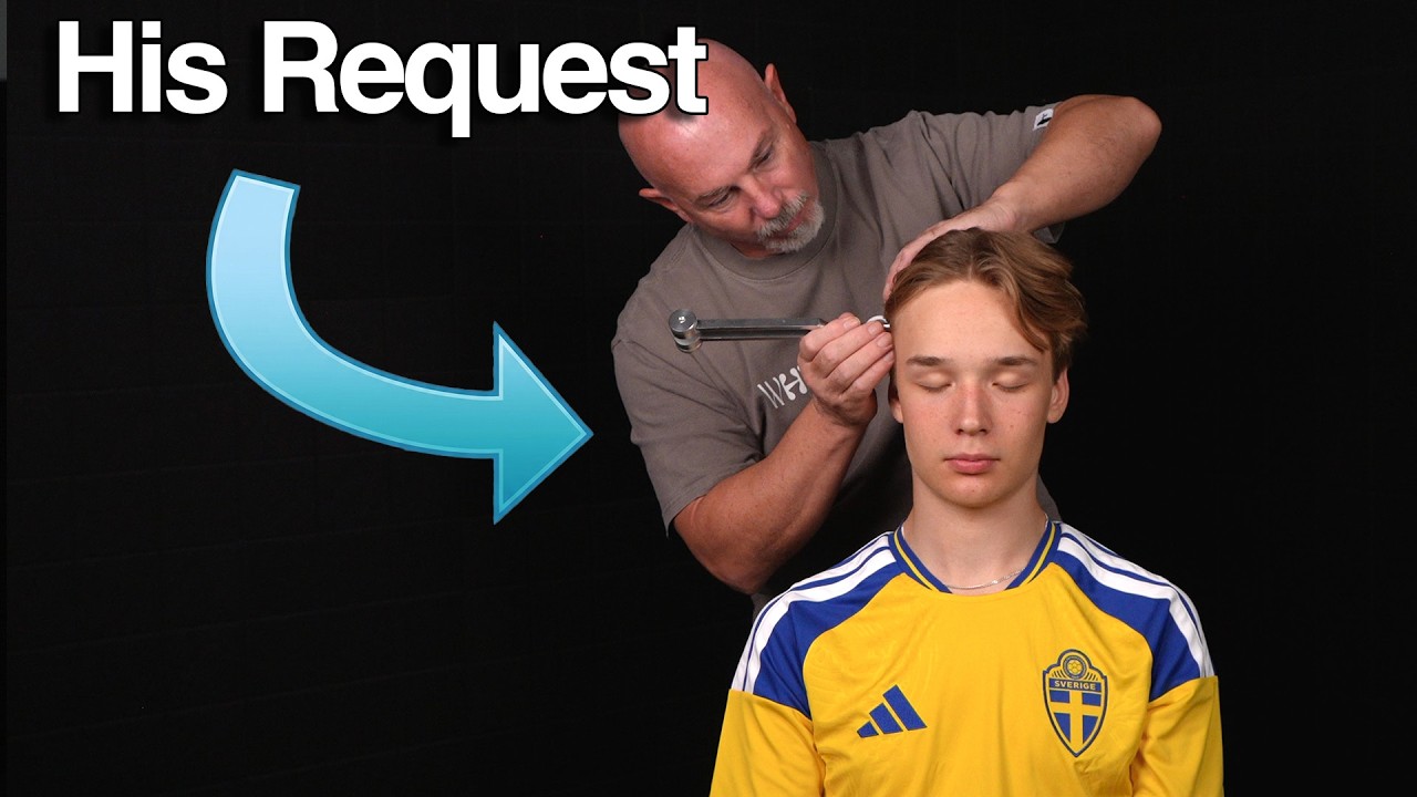 ASMR Relaxation Request - Shard vs Dull, Tuning Forks & Scalp Inspection with Head Massage @LoweASMR