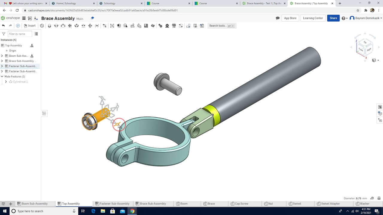 On Shape Practices - Lesson 17 - Brace Assembly