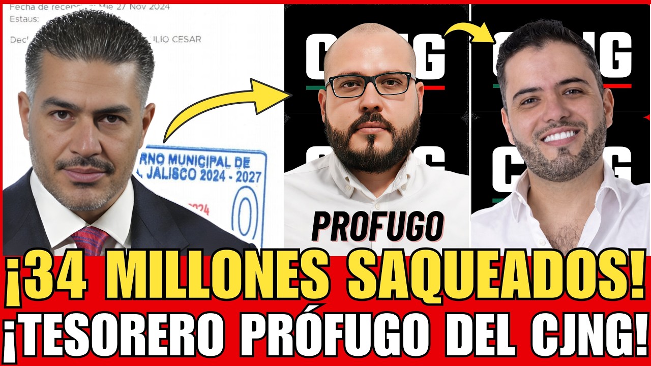 ¡TESORERO FUGITIVO CON 34 MILLONES! | HARFUCH CAZA A TESORERO CORRUPTO DE TEQUILA VINCULADO AL CJNG