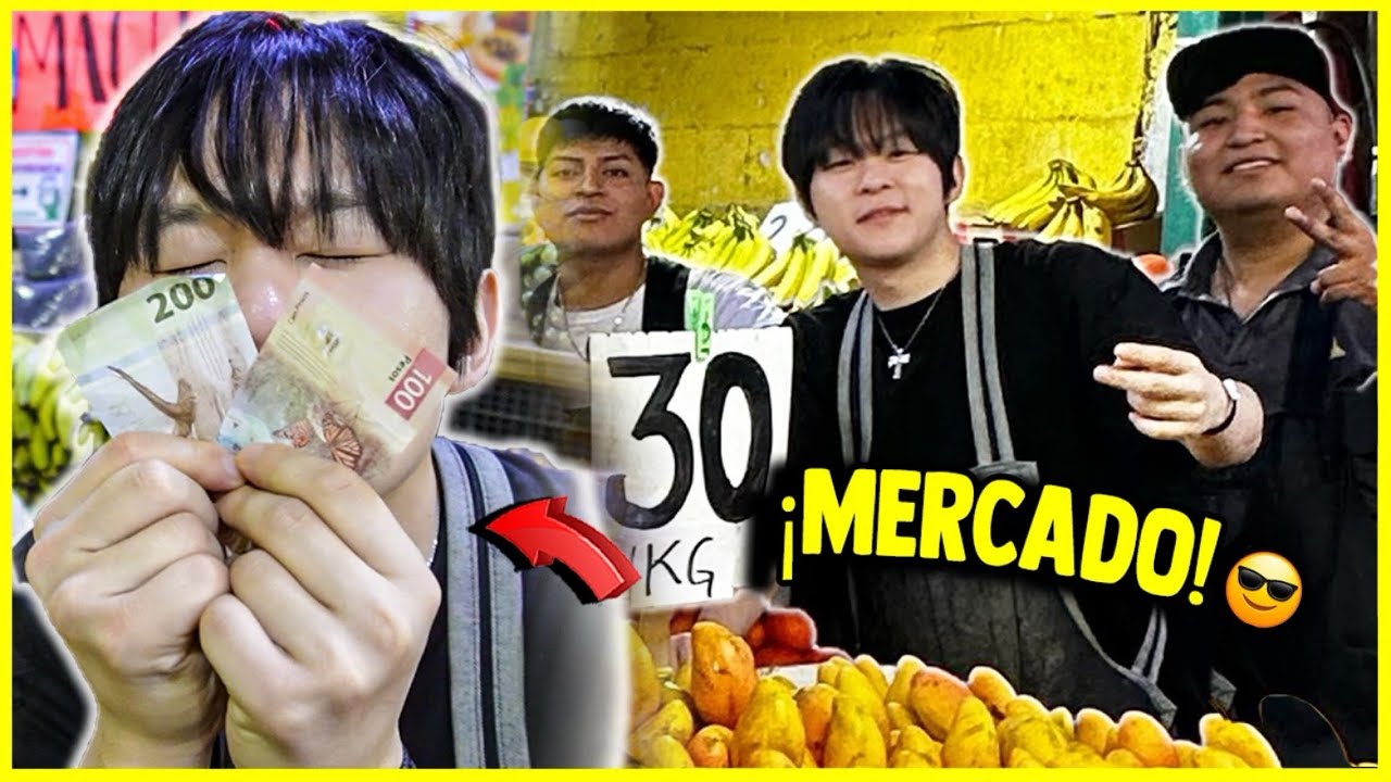 ¡COREANO trabaja en un MERCADO MEXICANO!😎