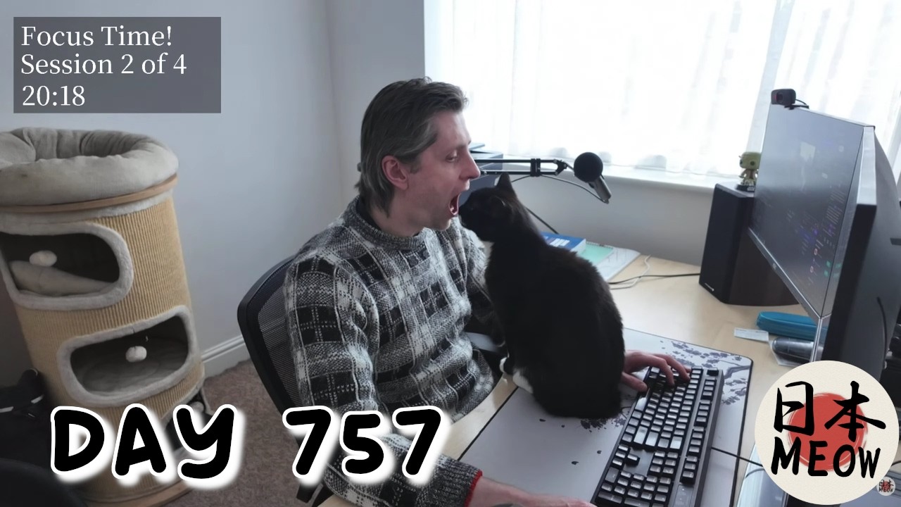4-Hour LIVE Study With Me: Japanese Kanji & Vocabulary | Soft Rain Background