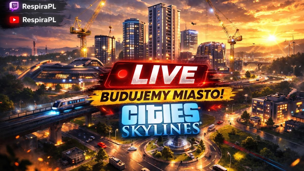🔴 #CitiesSkylines | Skomplikowany Stream | LIVE PL 🔴