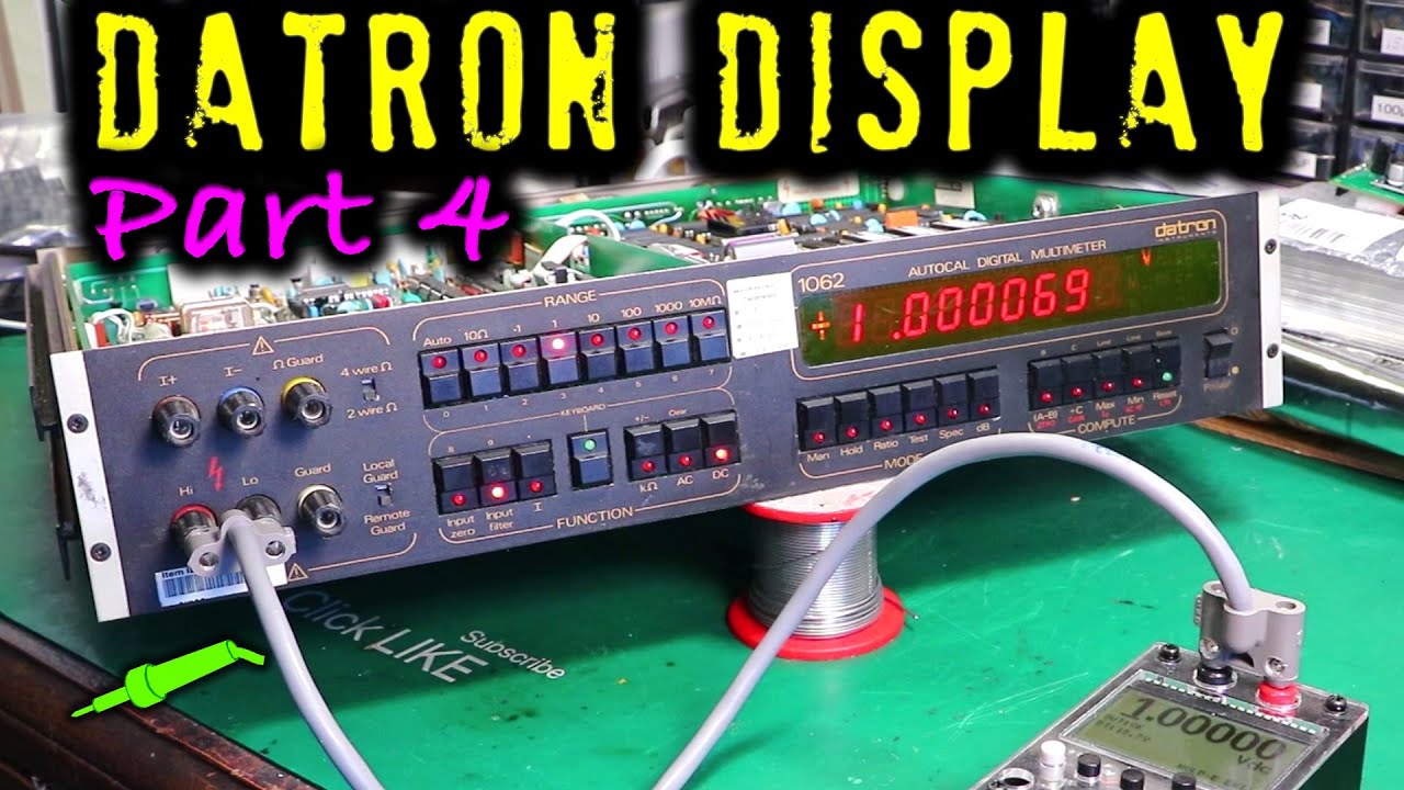 🔴 Datron 1062 Multimeter Repair Part 4 - Replace a broken display - SN_016117 - No. 803