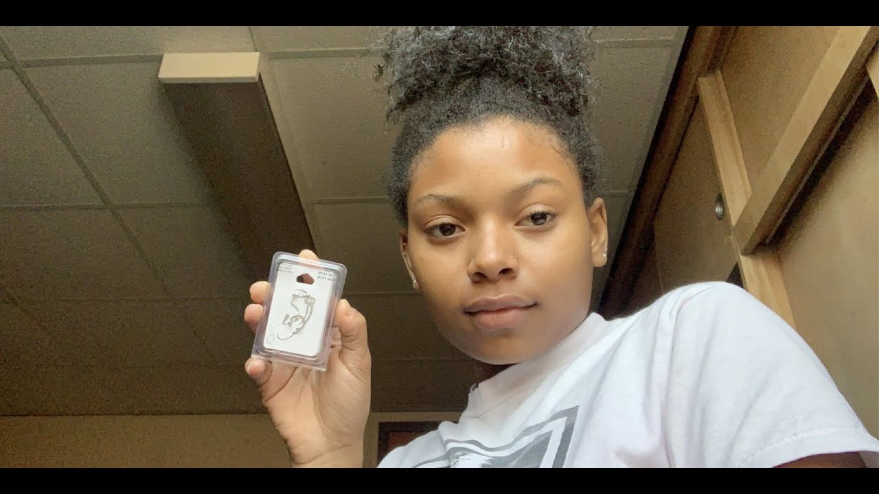 Changing My Fresh Double Helix Piercings | 003