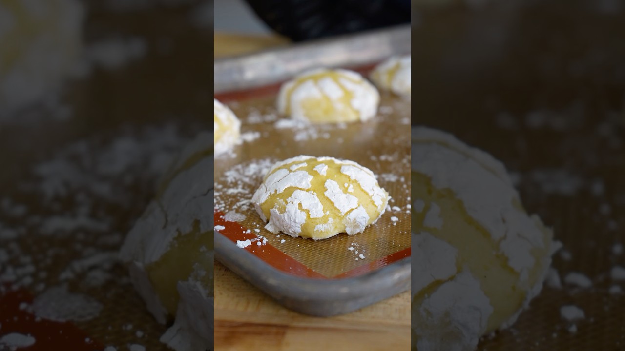 LEMON CRINKLE COOKIES LIKE A PRO!!!!