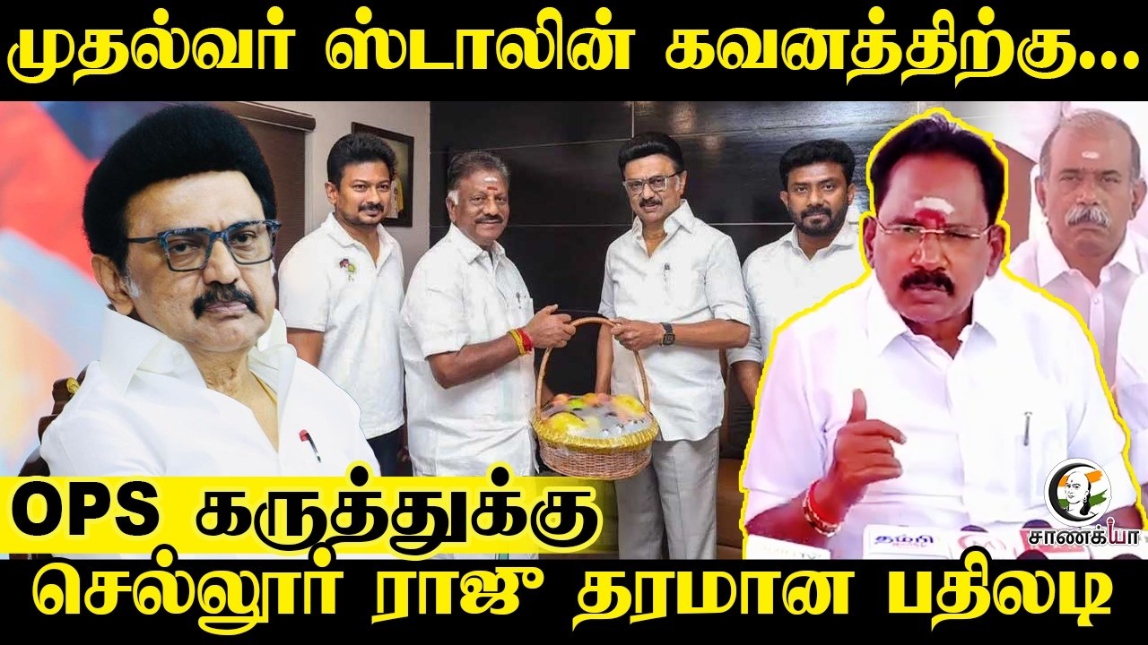 OPS கருத்துக்கு Sellur Raju தரமான பதிலடி | Assembly Election | ADMK | MK Stalin | DMK | TVK