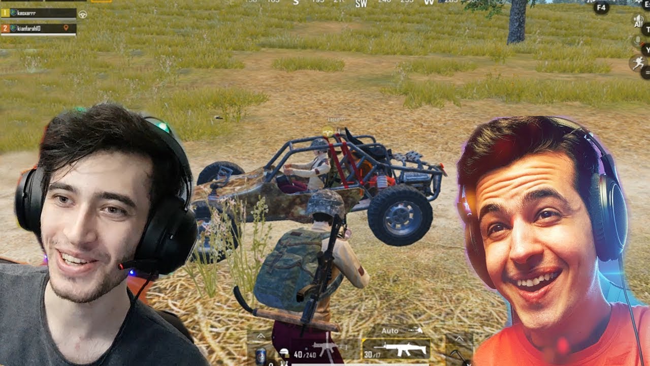 حرفه ای تر شدن سریع تو pubg با بهترین پابجی بازای ایرانی ! پابجی با آریا کیوکسر و کیودی پای !