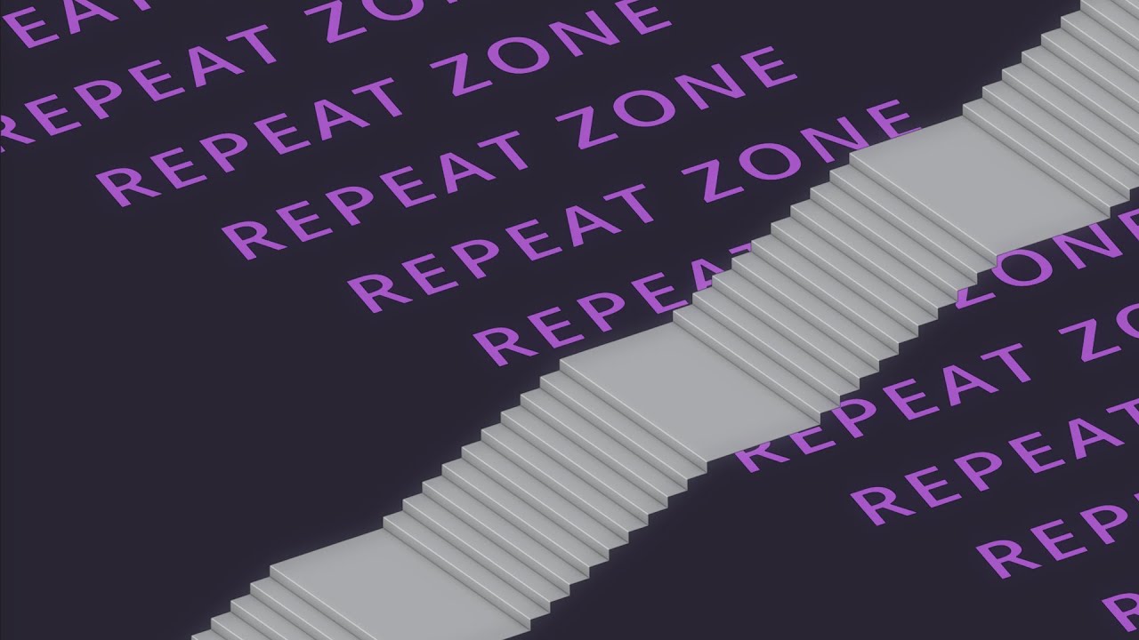 Repeat Zone (Зона повторения) в геометрических нодах в Blender 4.0+