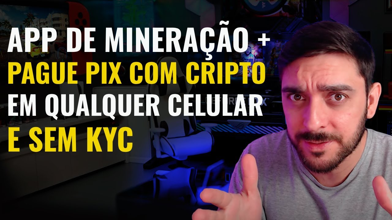 NOVO APP DE MINERAÇÃO PAGANDO E  APP CRIPTO DE PAGAMENTO VIA PIX PELA CÂMERA DO CELULAR SEM KYC