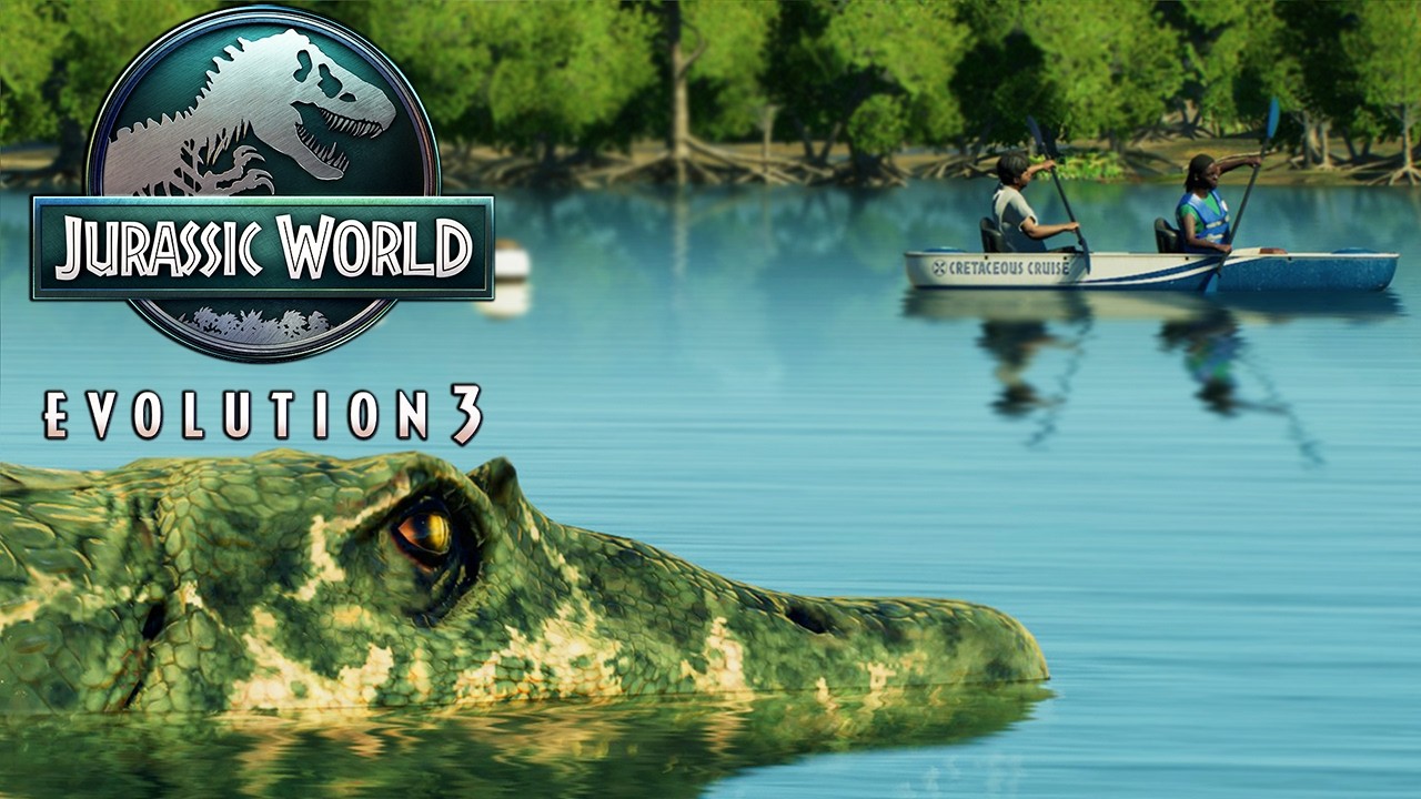 Kayaking Through Dinosaur Territory - Jurassic World Evolution 3 Cinematic [4k]