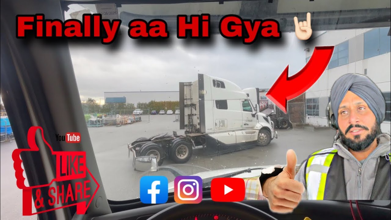 Back To work after Long Time | aa gya aapana truck #canada #punjab 