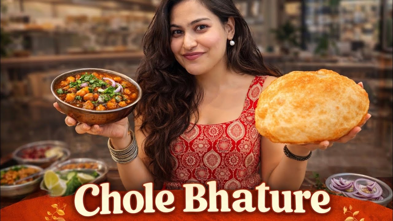 Easy Chole Bhature at Home Perfect Punjabi Style 🍲