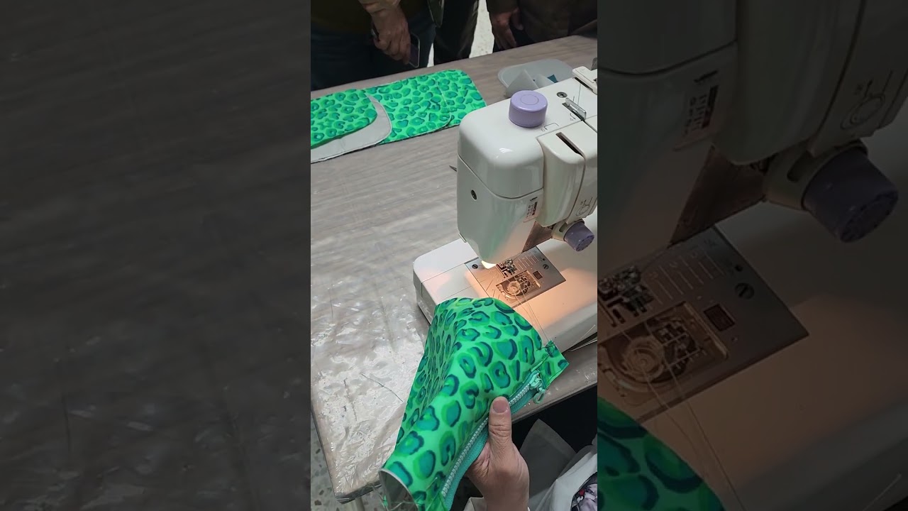 三用隨身包後口袋製作