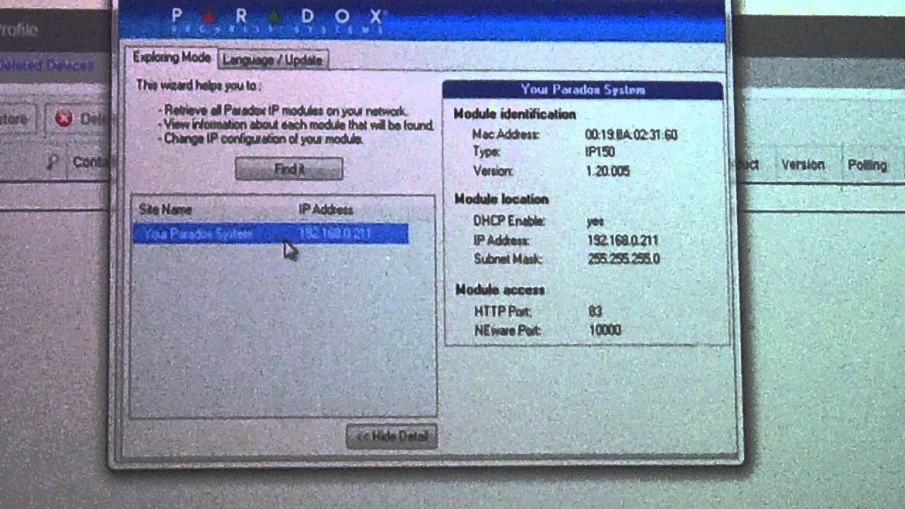 IP150 PARADOX