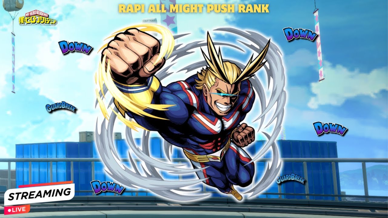 NYOBA PUSH RANK PAKE RAPID ALL MIGHT MASIH OP?🔥. My Hero Ultra Rumble Gameplay
