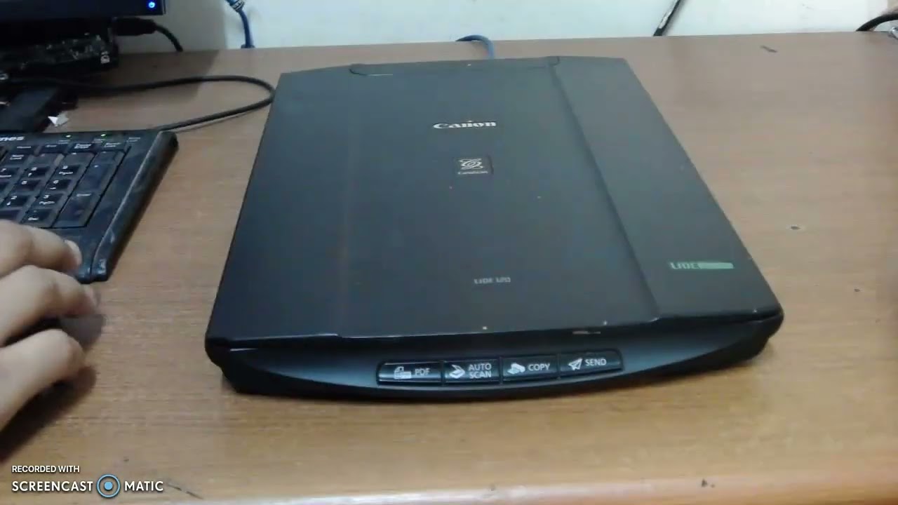 SCANNER CANON LIDE 120 SCAN DOKUMEN COLOR BISA OCR