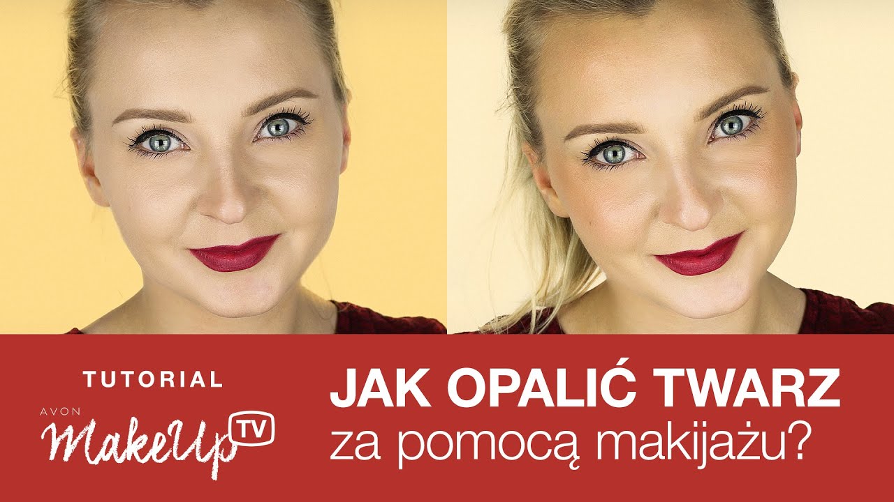 Jak opalić twarz za pomocą makijażu? (Karolina)