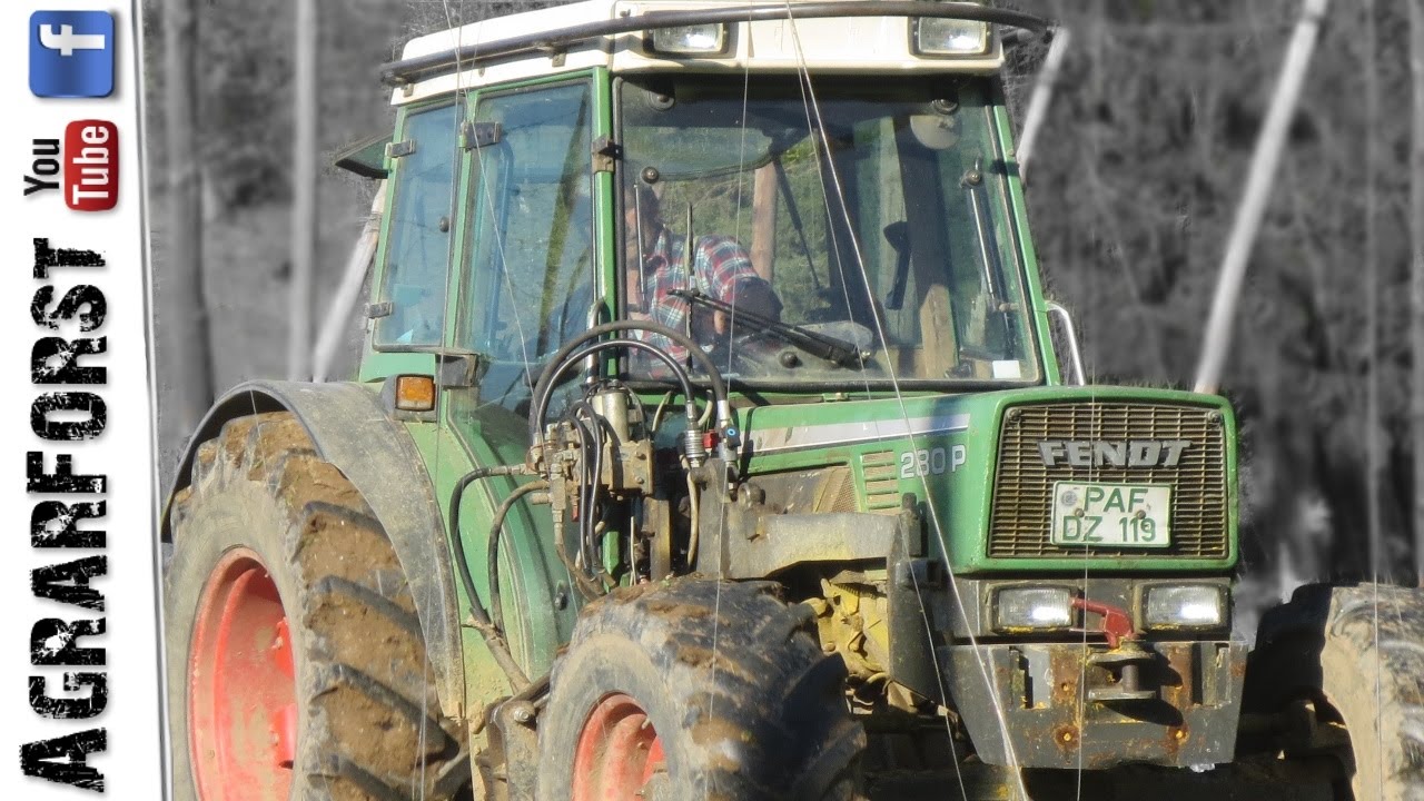 Bodenbearbeitung im Hopfengarten | Lindner Geotrac | Fendt 280P