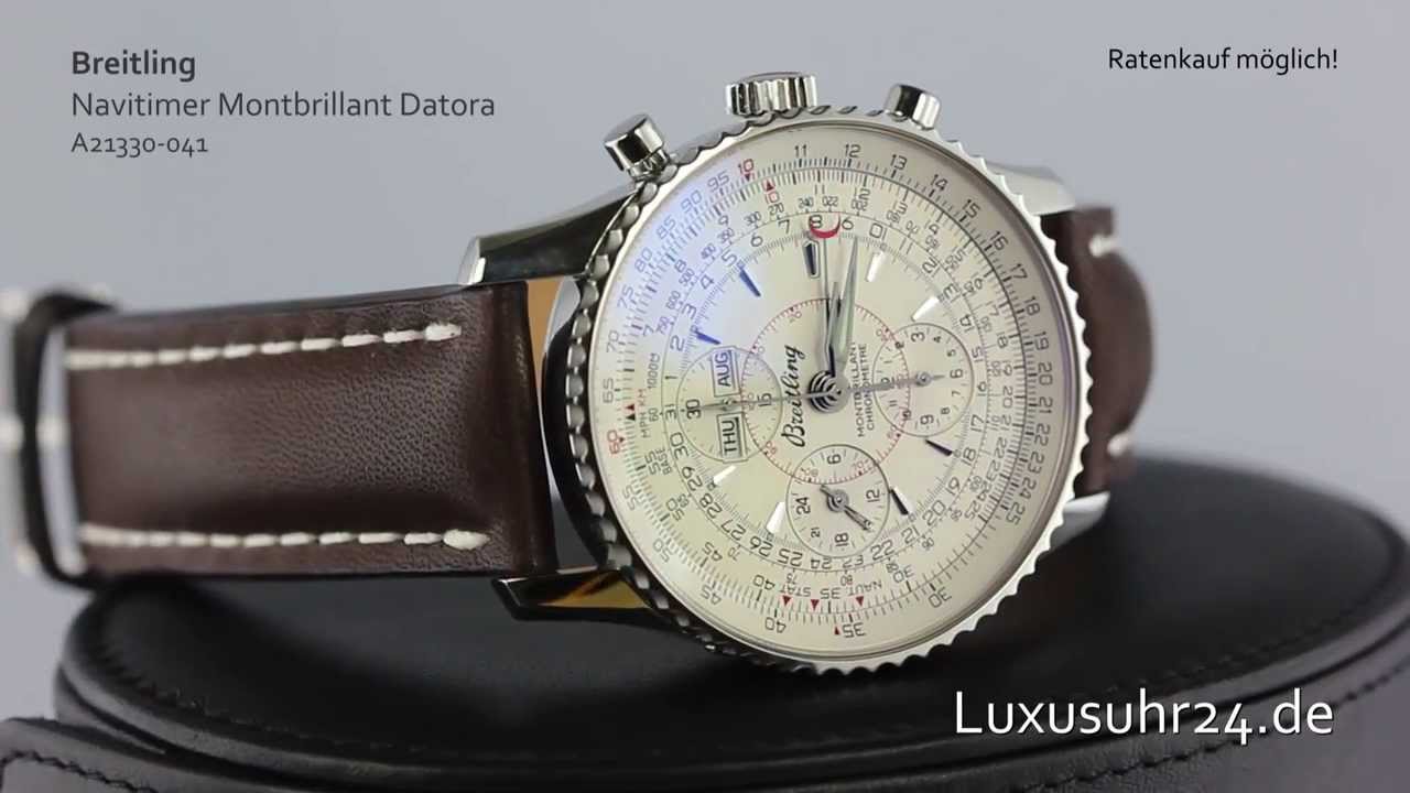 Breitling Navitimer Montbrillant Datora A21330-041 Luxusuhr24 Ratenkauf ab 20 Euro/Monat