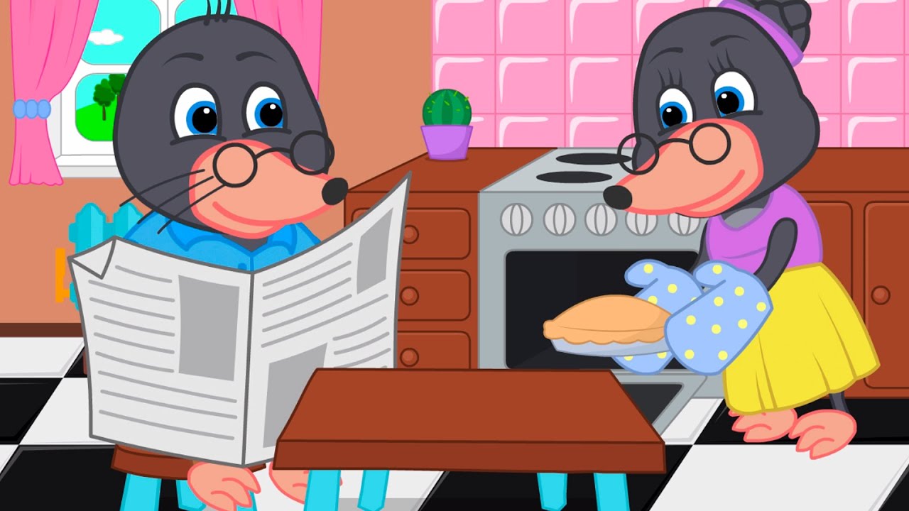 Benny Mole and Friends - Mom Baked A Cake Cartoon for Kids