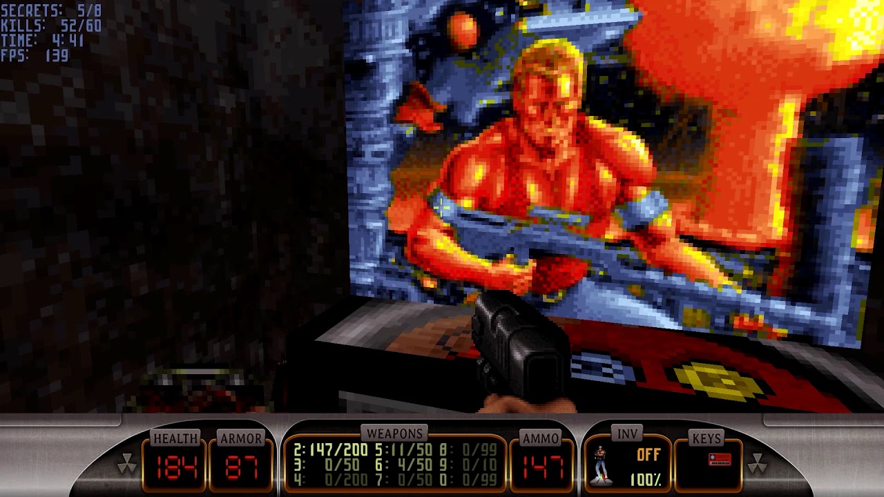 Duke Nukem 3D E1M1: Hollywood Holocaust (100%)