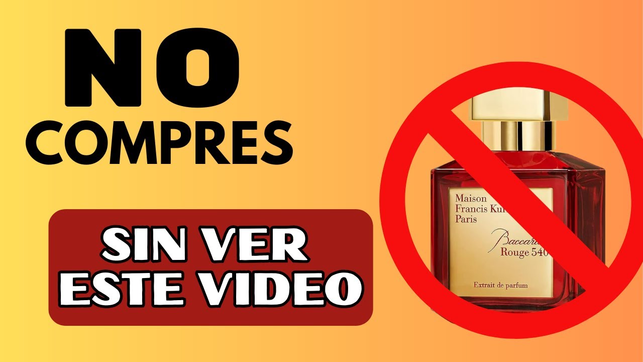 La MEJOR inspiración de Baccarat Rouge 540 | PerfuMens #perfume #baccarat #inspiraciones