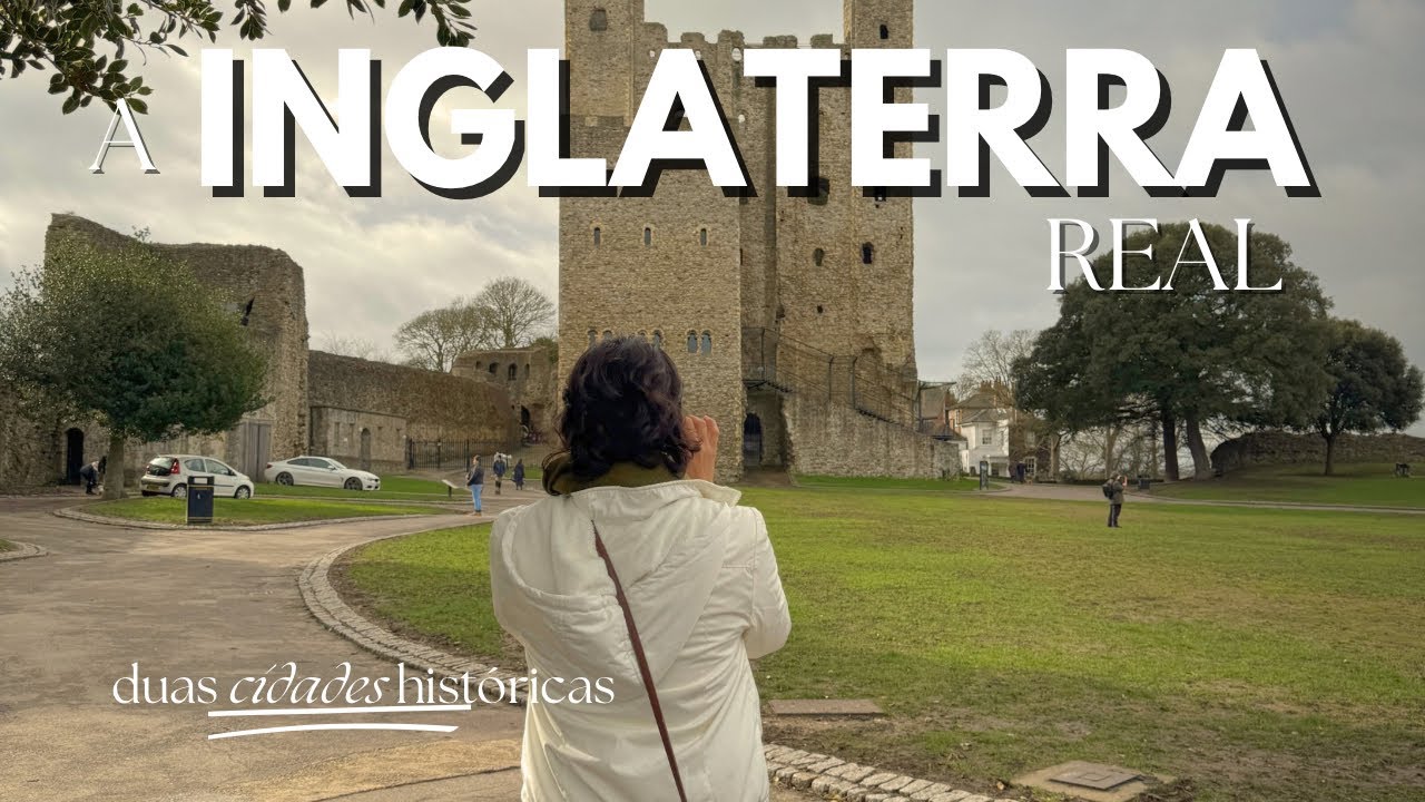 Um dia chuvoso em Oxford e Rochester 🇬🇧 | o lado histórico inglês, almoço em um pub 🍺