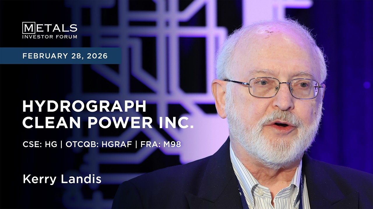 Kerry Landis of HydroGraph Clean Power Inc. at Metals Investor Forum in Toronto | February 2026