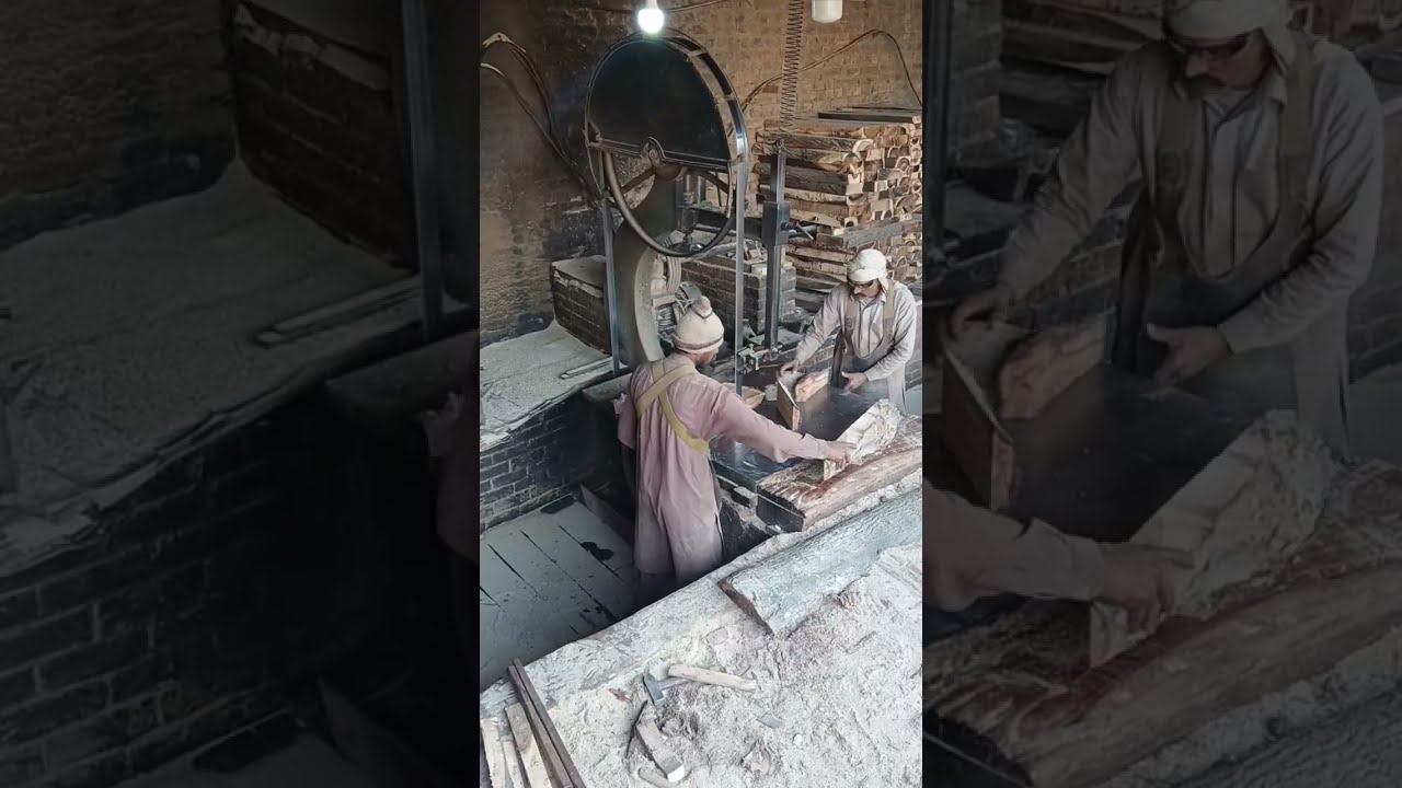 Vintage sawmill is live
