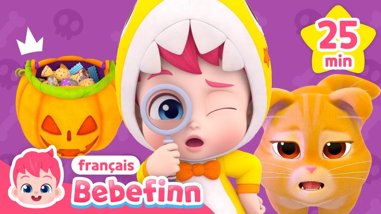 🎃 Qui a pris les bonbons ? | +Comptines de nourriture | Bebefinn en français👶Chansons pour Enfants