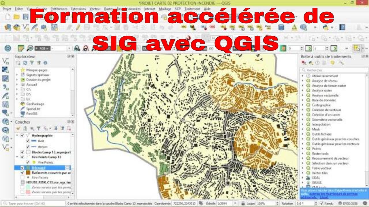 qgis : formation accélérée de sig, introduction (Session en ligne)