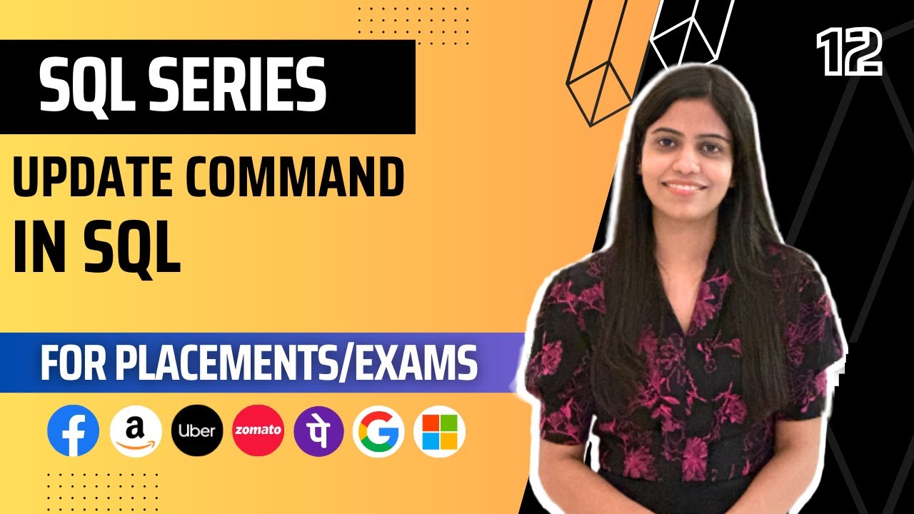 L12 : Update Command in SQL | Complete SQL Course 2024 | Jobs | Placements