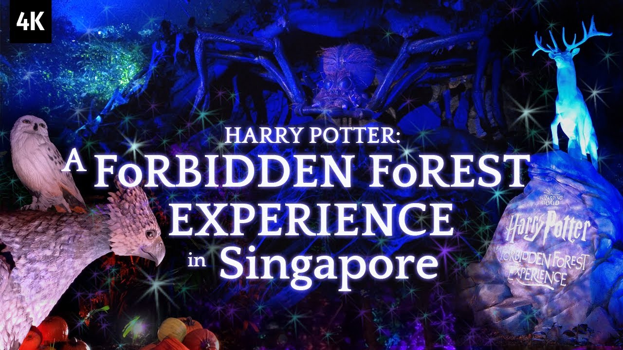 Exploring the Harry Potter: A Forbidden Forest in Sentosa Singapore | Spells | Magical Creatures