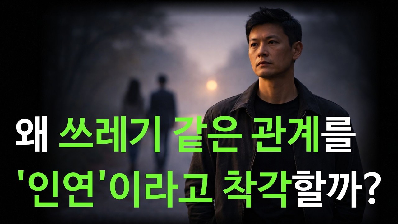 왜 쓰레기 같은 관계를 '인연'이라고 착각할까?