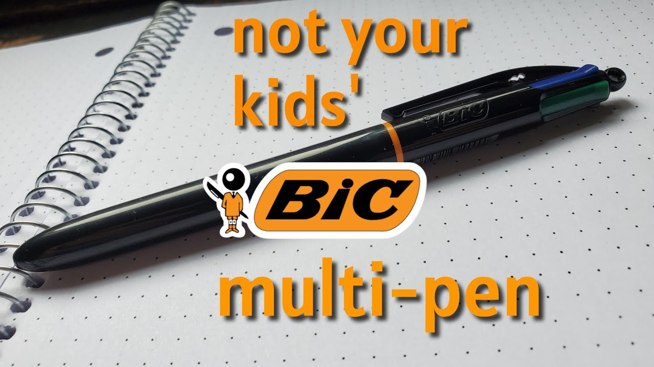 BIC 4-Colours Pro Multi-Pen, in Dark Mode for your EDC