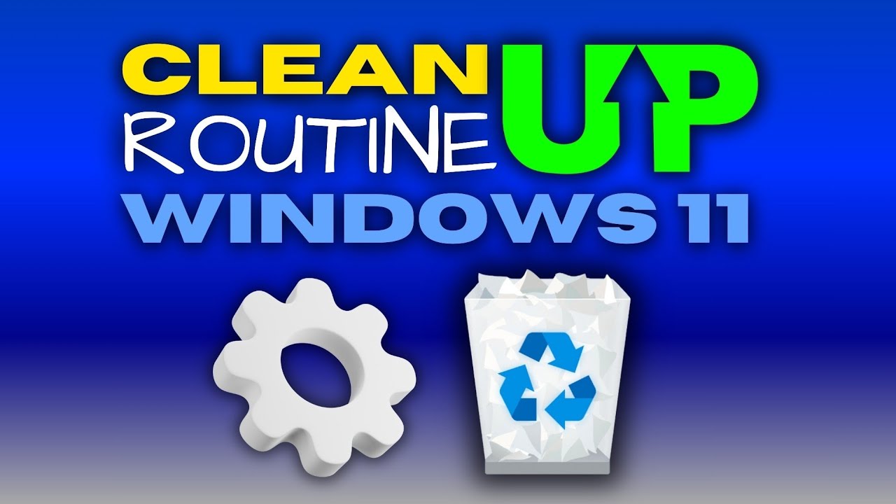 Windows 11 &bull; CLEAN UP ROUTINE &bull; Make Your PC Faster & More Stable // Fix Slow & System Problems ✅️