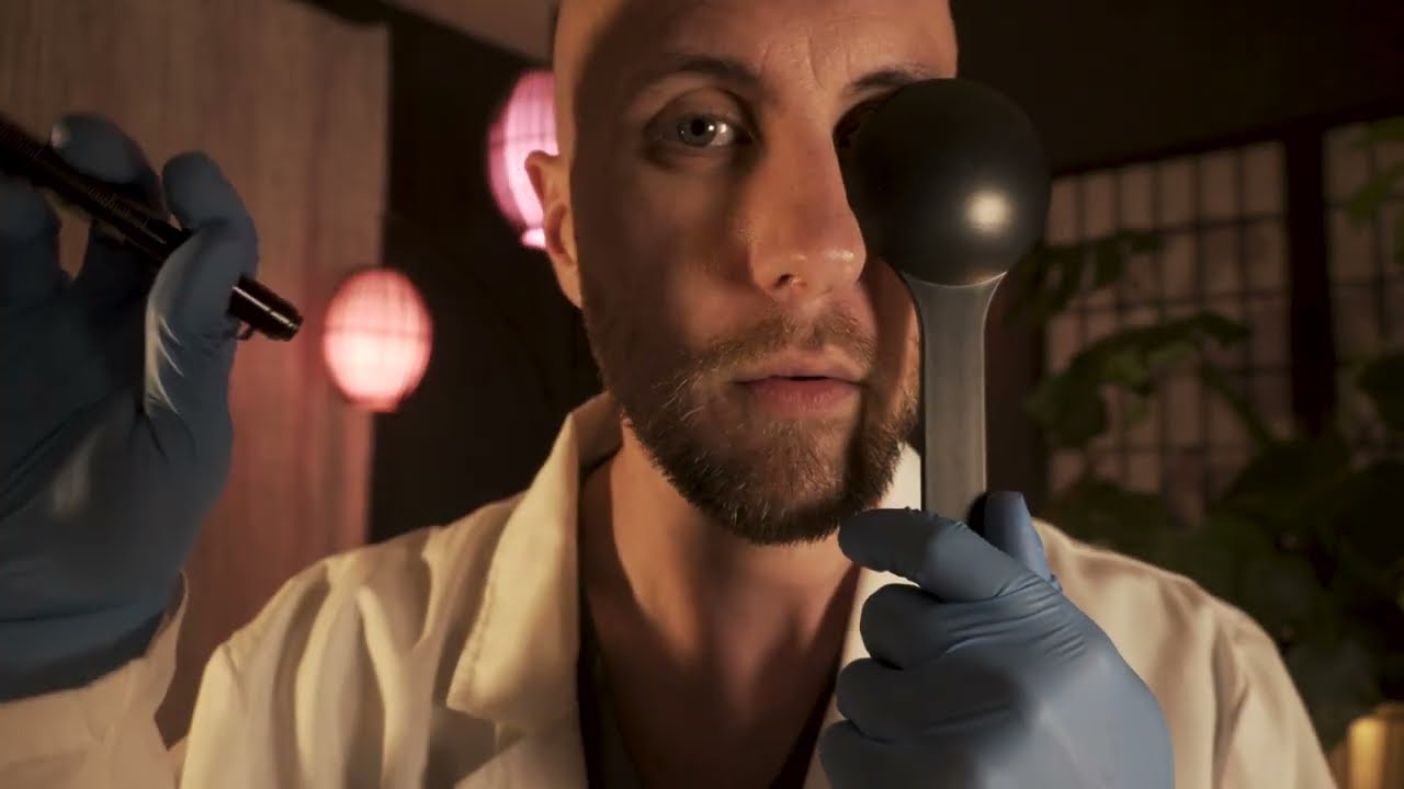 ASMR Cranial Nerve Exam, Testing Your Eyes | Part 2