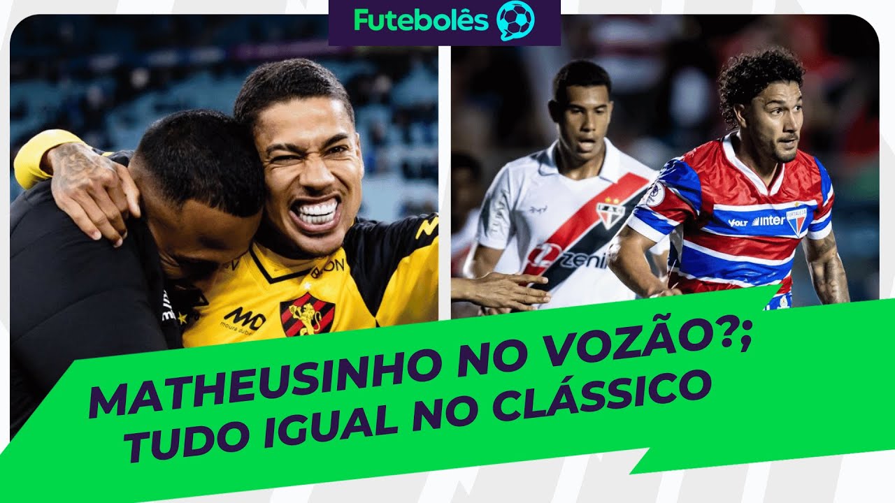 MATHEUSINHO NO VOVÔ? | TUDO IGUAL NO CLÁSSICO DAS CORES | FUTEBOLÊS 12/01/26