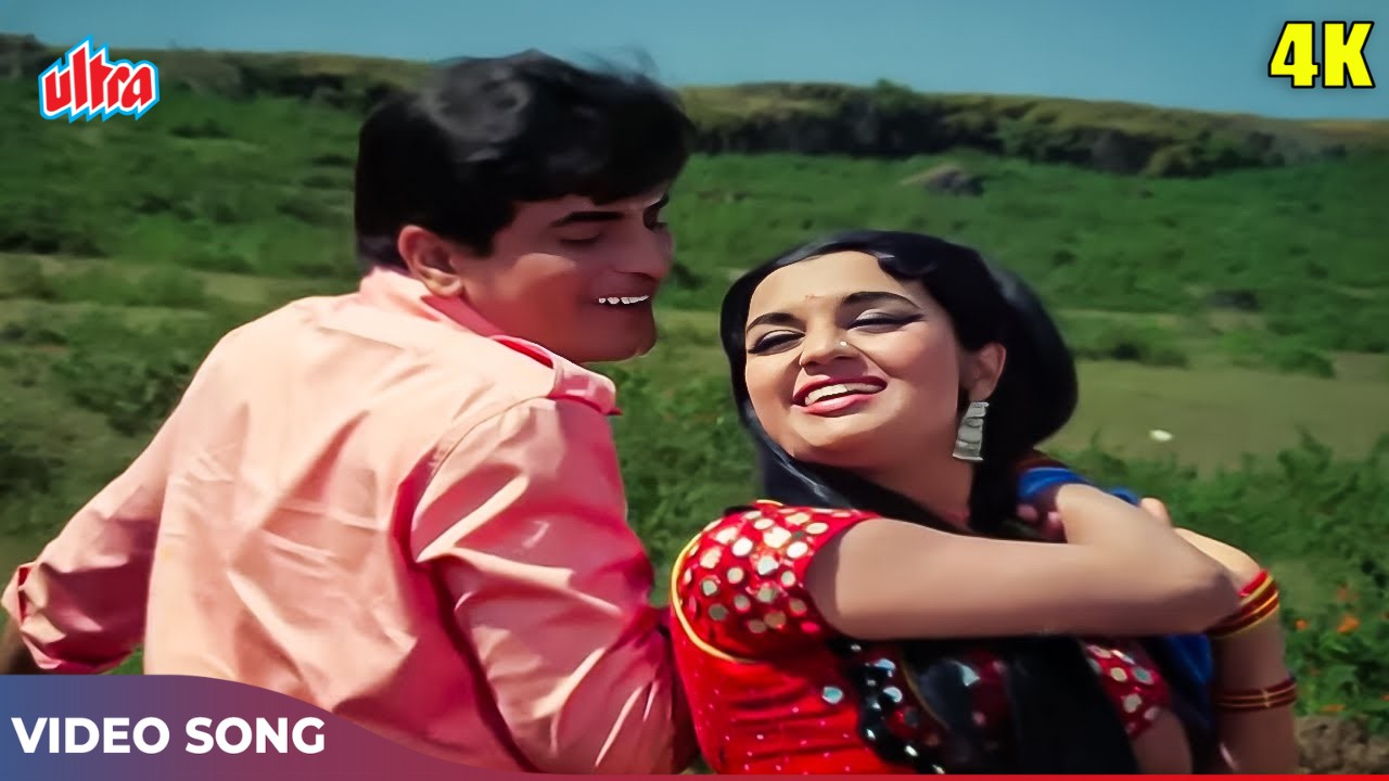 Kitna Pyara Wada Hai In Matwali Aankhon Ka 4K - Mohammed Rafi, Lata Mangeshkar - Caravan Movie Songs