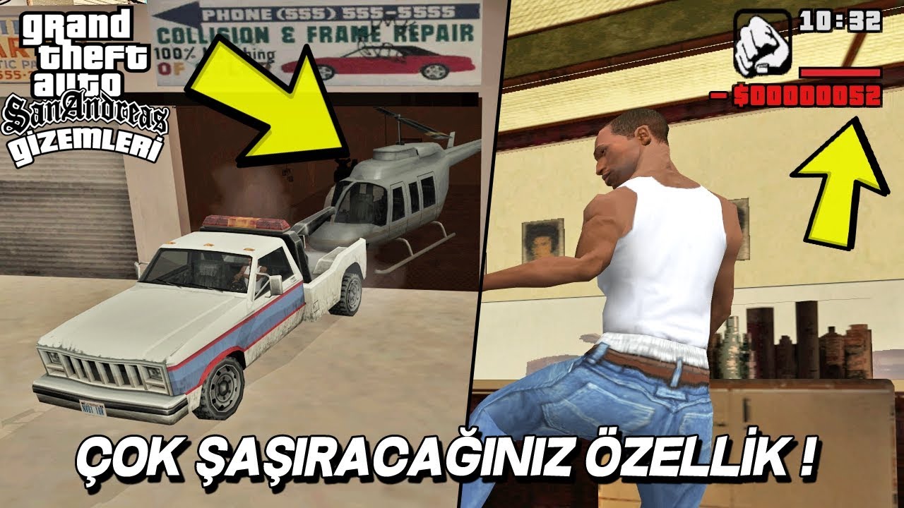 GTA SAN ANDREAS 'IN ÇOK ŞAŞIRACAĞINIZ GİZLİ ÖZELLİĞİ ! (%100 GERÇEK)