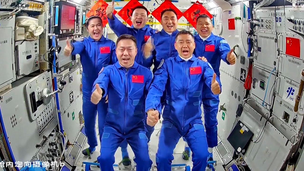 China's Shenzhou 20 crew enters Tiangong space station after docking