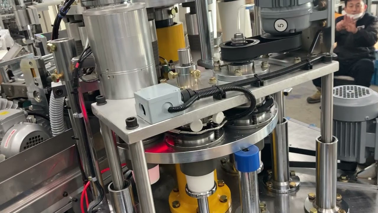 Medium and high speed PAPER CUP FORMING MACHINE Made in Korea