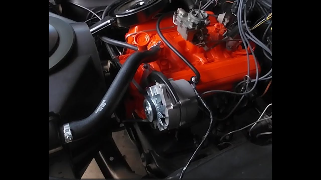 Установка генератора Camaro 1968 года: 402