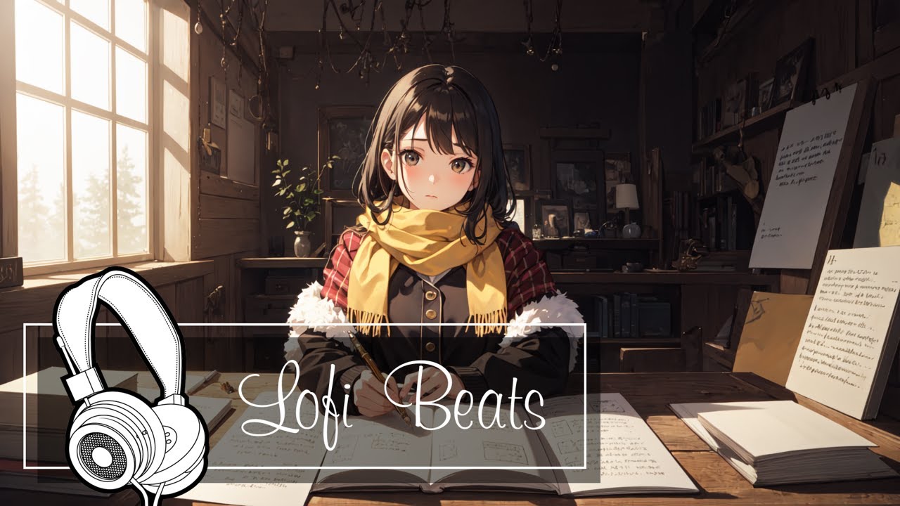 Poetic Attic Writing 📜 | Laid-back LoFi for Creative Verses 🖋️