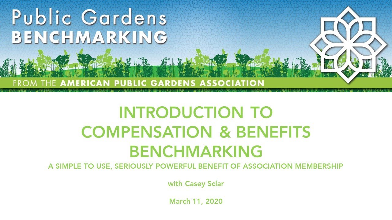 Introduction to Compensation and Benefits Benchmarking